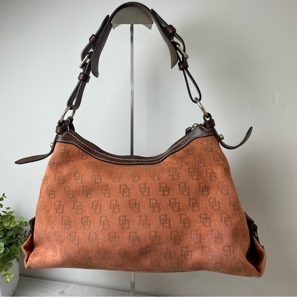DOONEY & Bourke Signature Monogram Single Strap Shoulder Bag - Picture 5 of 15